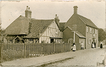 The Wheatsheaf and post office about 1906 [Z1306/23/5]